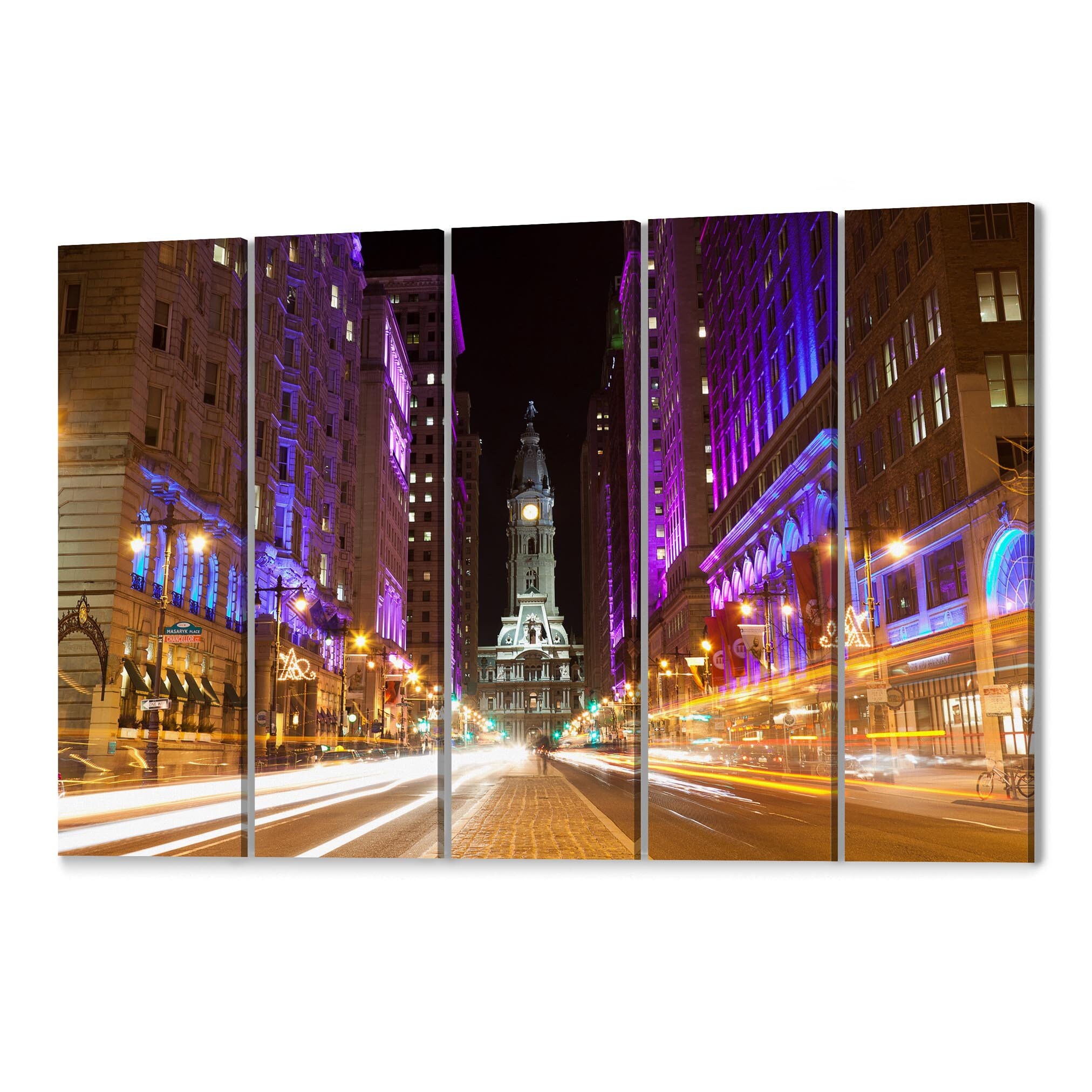 Philadelphia Skyline Canvas Philadelphia Canvas Wall Art Etsy