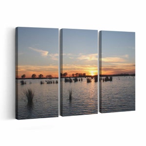 Lake Pontchartrain Canvas print || Lake Pontchartrain Wall Art || Lake Pontchartrain Poster || Lake Pontchartrain home decor || Lake Pontcha