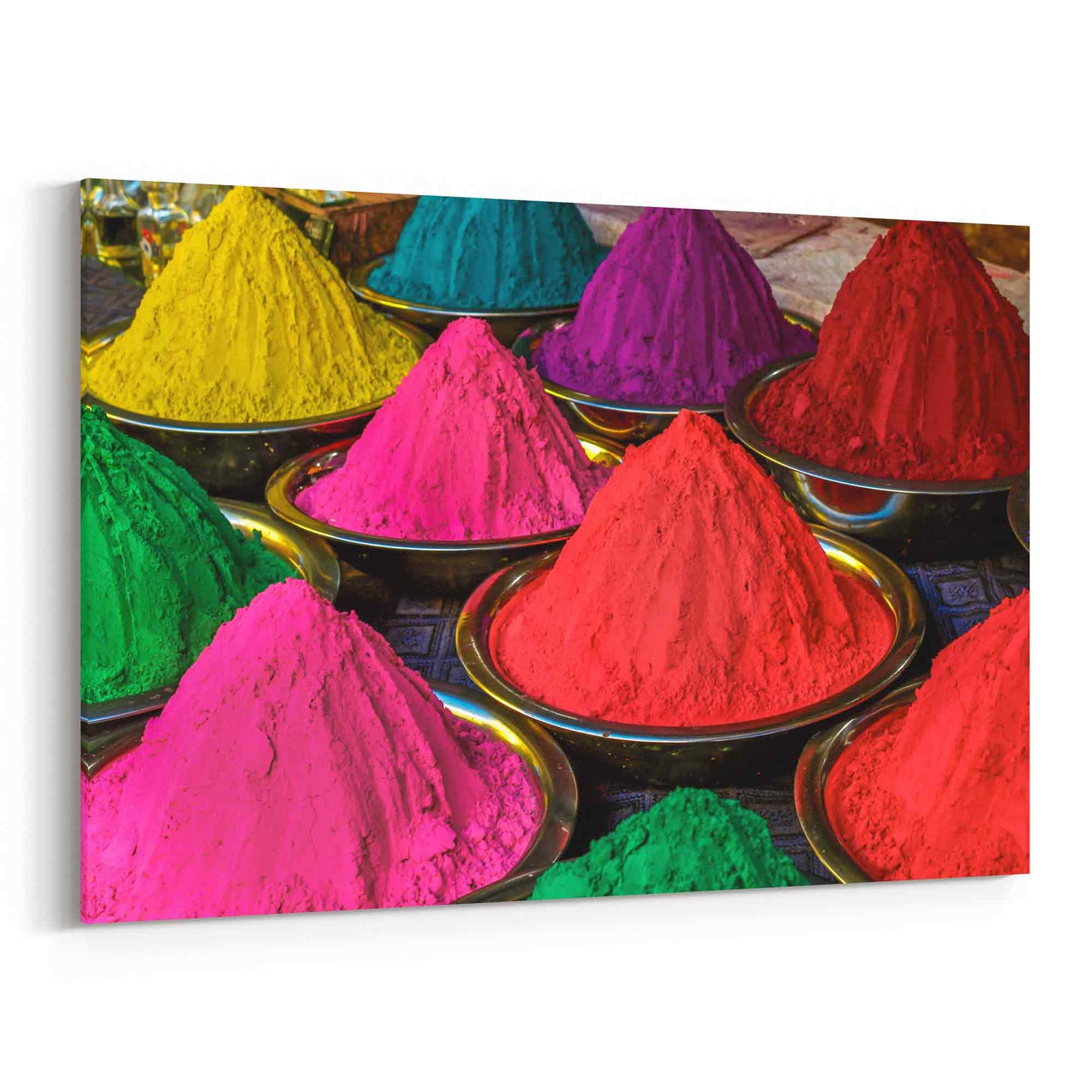 holi colored powder how to make