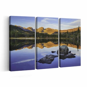 Rocky Mountain Colorado Canvas print || Rocky Mountain Colorado Wall Art || Rocky Mountain Colorado Poster || Rocky Mountain Colorado home d