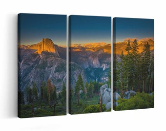 Yosemite Half Dome Canvas print || Yosemite Half Dome Wall Art || Yosemite Half Dome Poster || Yosemite Half Dome home decor || Yosemite Hal