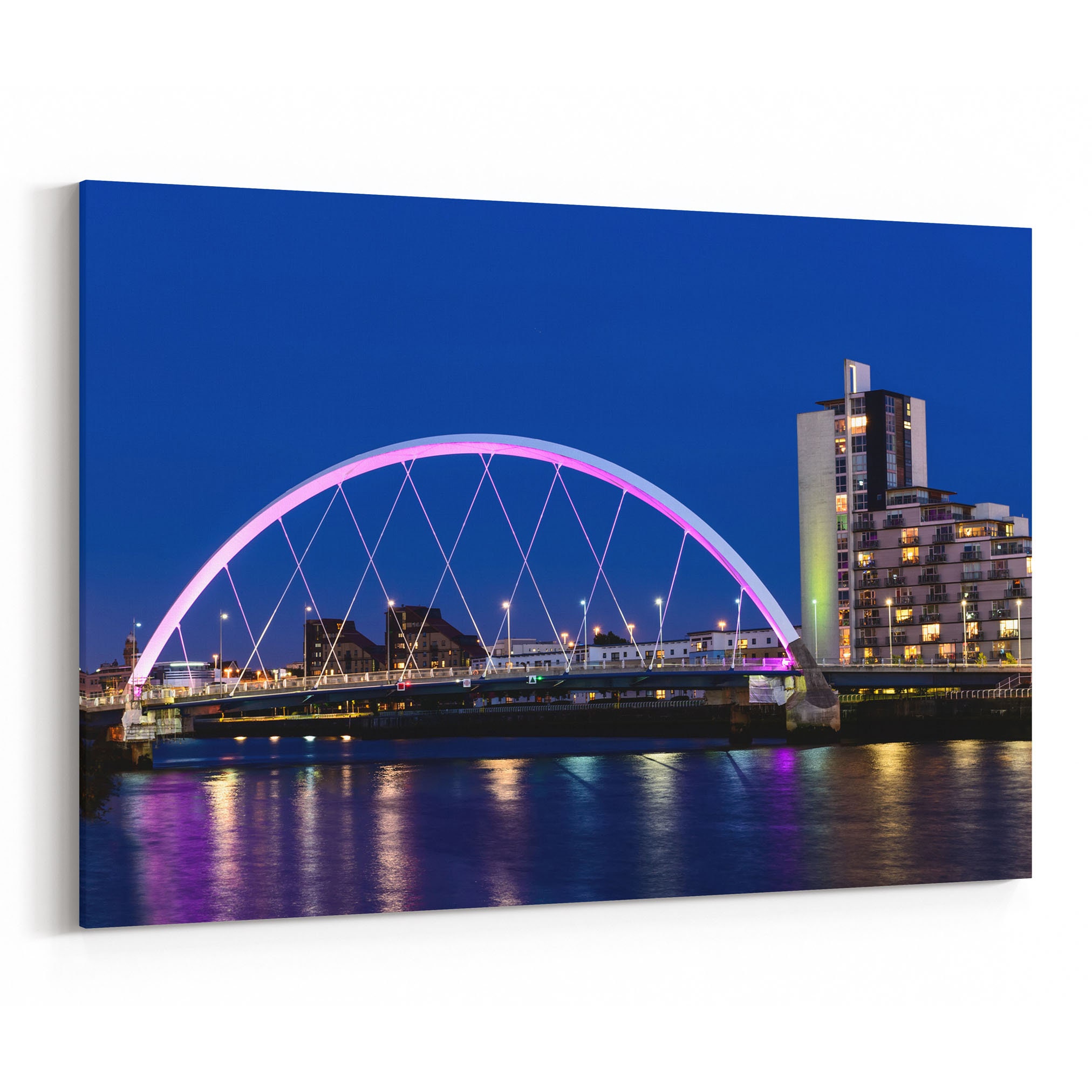 Glasgow Canvas Print Glasgow Wall Art Canvas Multiple Sizes Wrapped