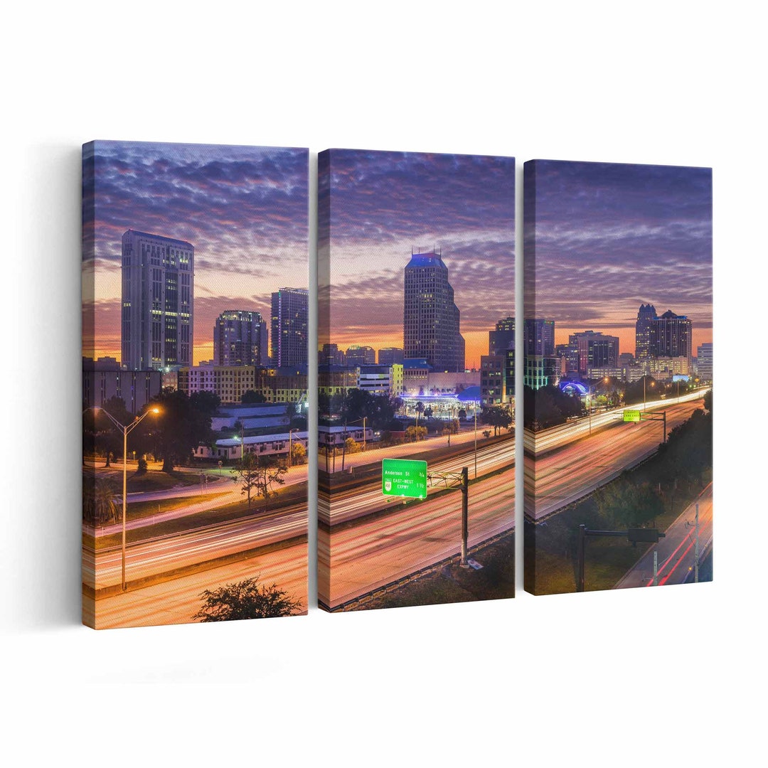 Orlando Florida Canvas Print Orlando Florida Wall Art Orlando Florida