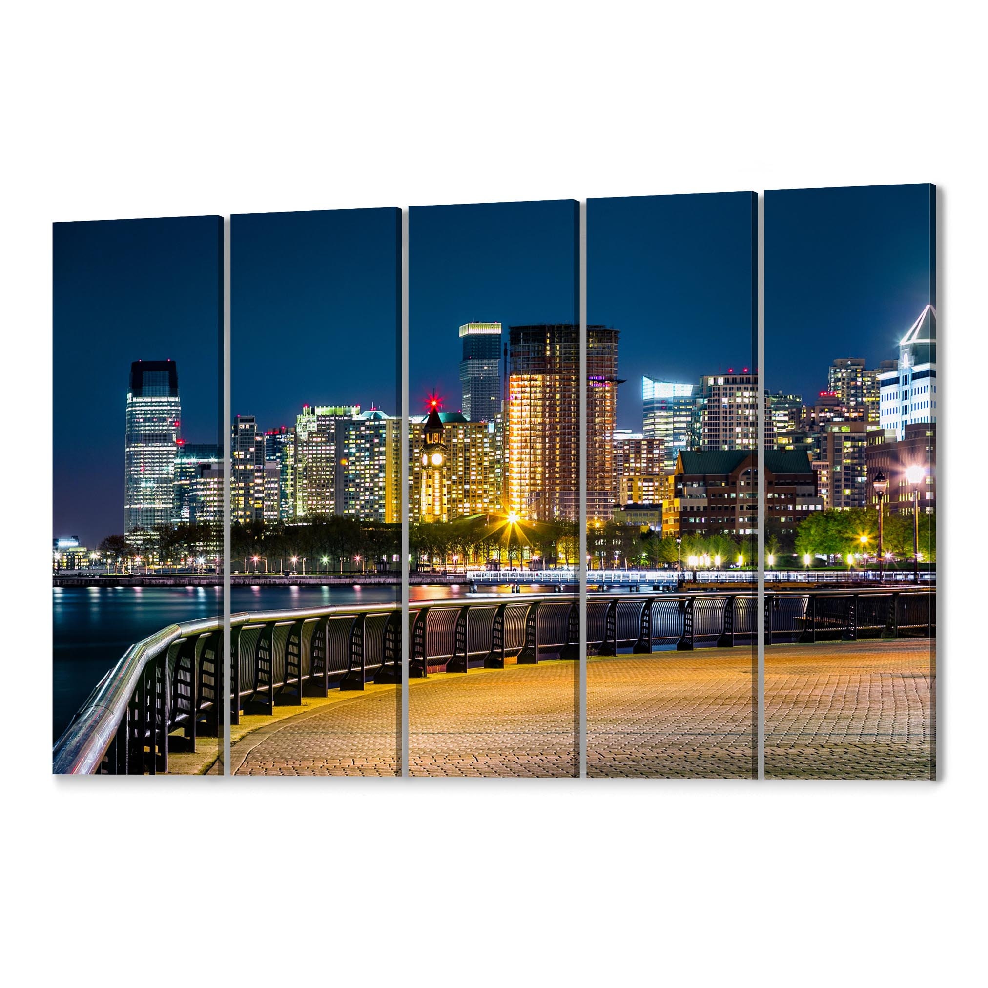 Jersey City Canvas Print Jersey City Wall Art Canvas Multiple Etsy