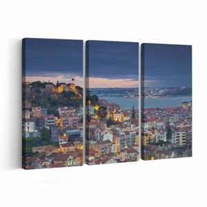 Lisbon Canvas print || Lisbon Wall Art || Lisbon Poster || Lisbon home decor || Lisbon Print