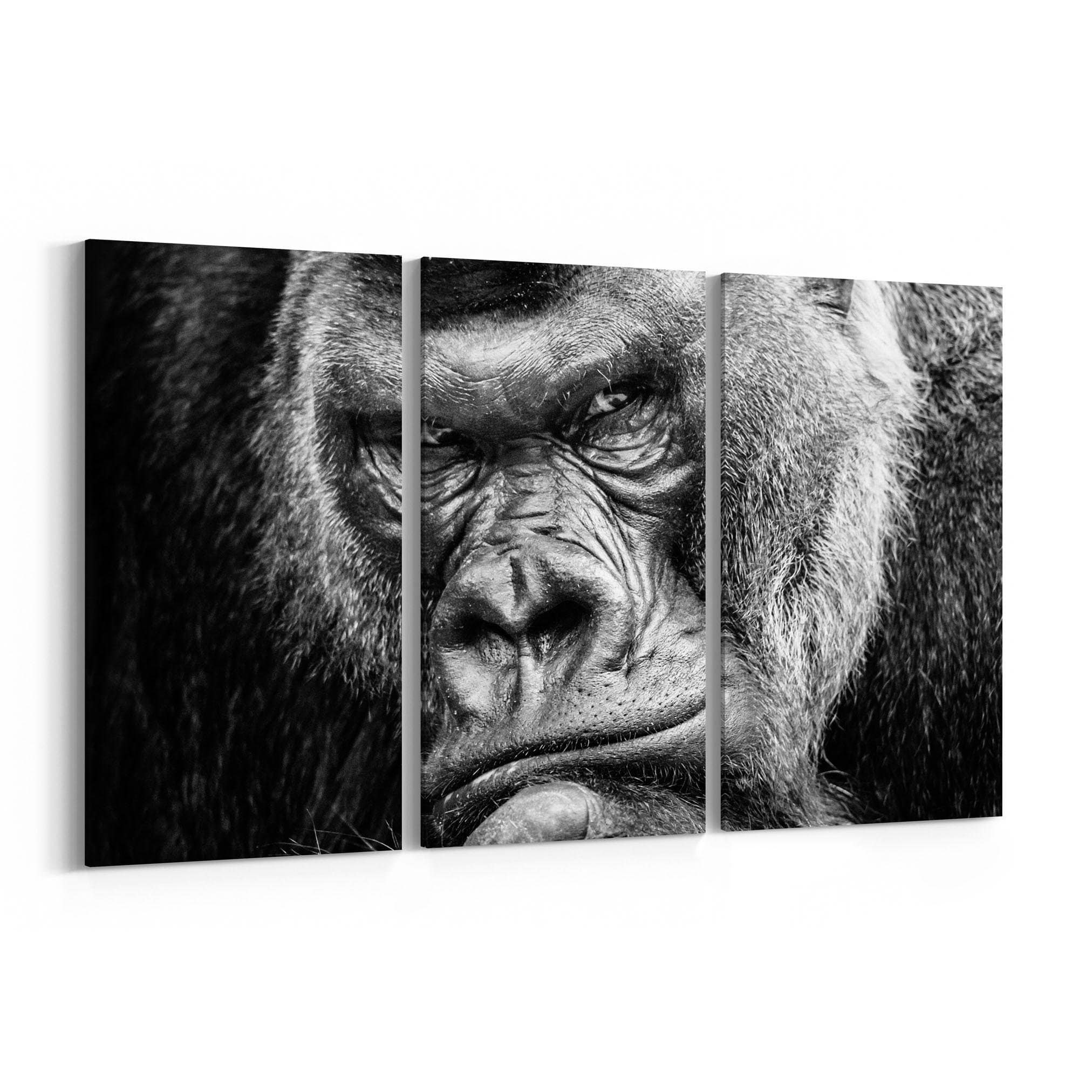 Gorilla Canvas Print Gorilla Wall Art Canvas Multiple Sizes Etsy