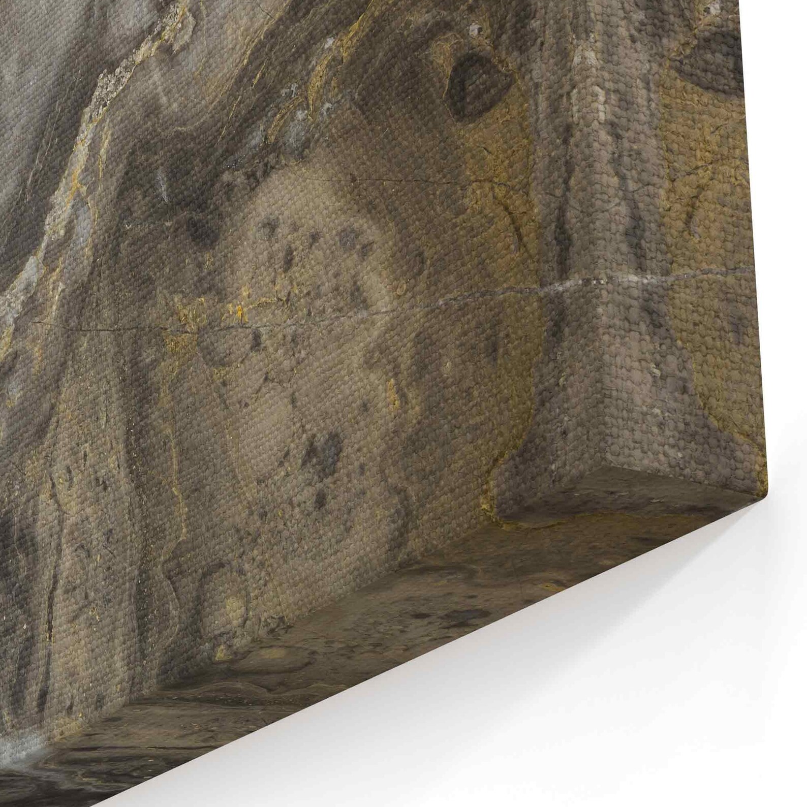 Dark Grey Marble Abstract Art Canvas Print Dark Grey Marble Etsy