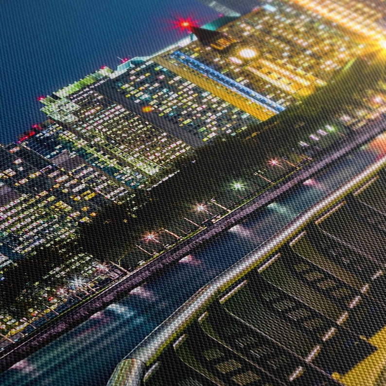 Jersey City Canvas Print Jersey City Wall Art Canvas Multiple Etsy