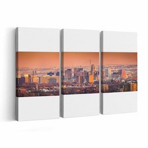 Newark Skyline Canvas print || Newark Skyline Wall Art || Newark Skyline Poster || Newark Skyline home decor || Newark Skyline Print