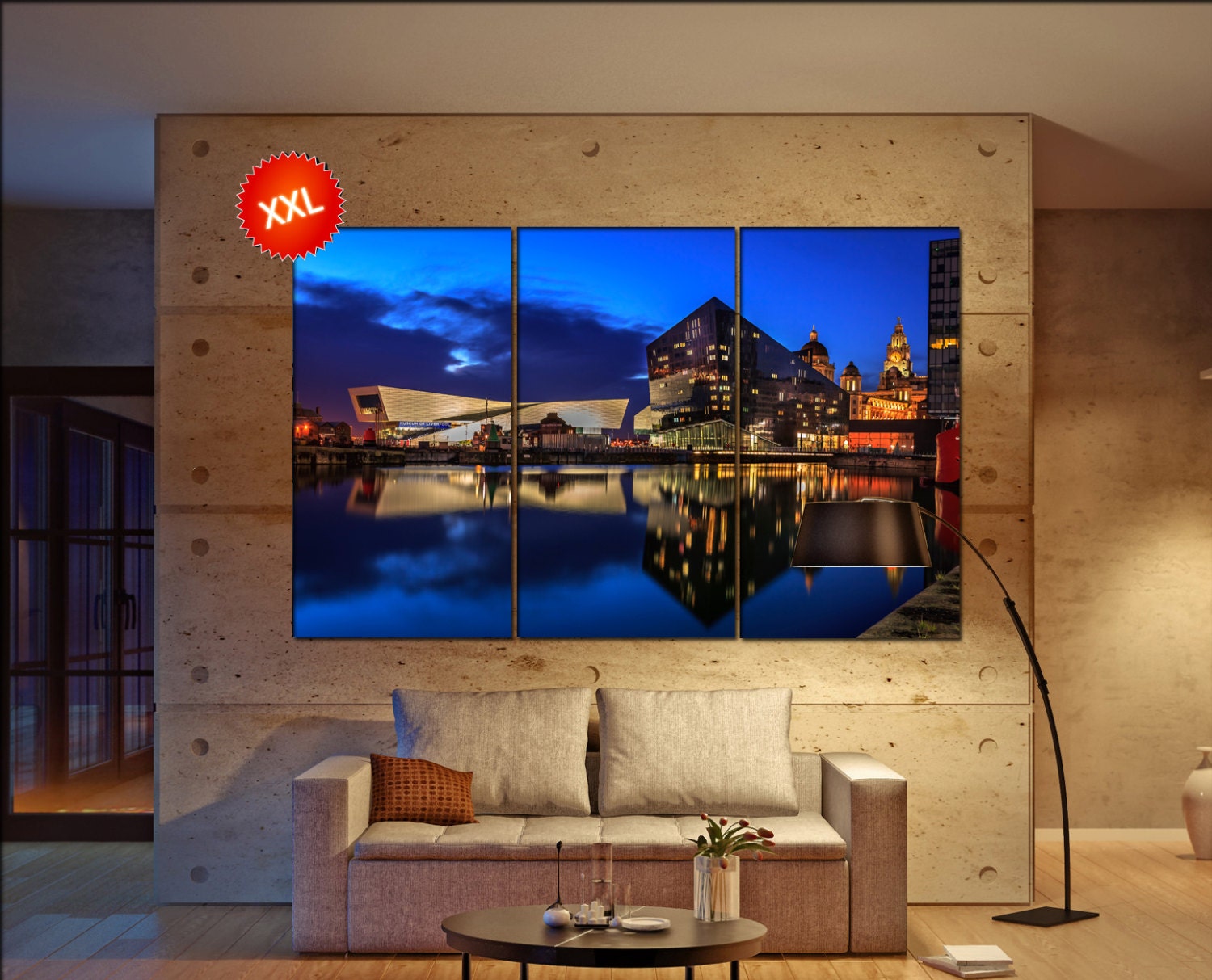 Liverpool canvas wall art Liverpool wall decoration Liverpool Etsy