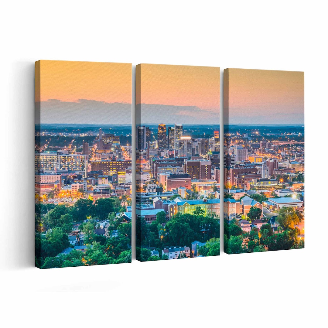 Birmingham Canvas Print Birmingham Wall Art Birmingham Poster
