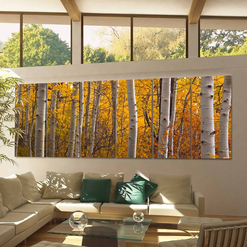 Aspen Tree Canvas Print Aspen Tree Wall Art Canvas Multiple Etsy