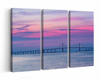 St Petersburg Skyline wall art | Canvas or Poster Print (framed) | Color / Black & White