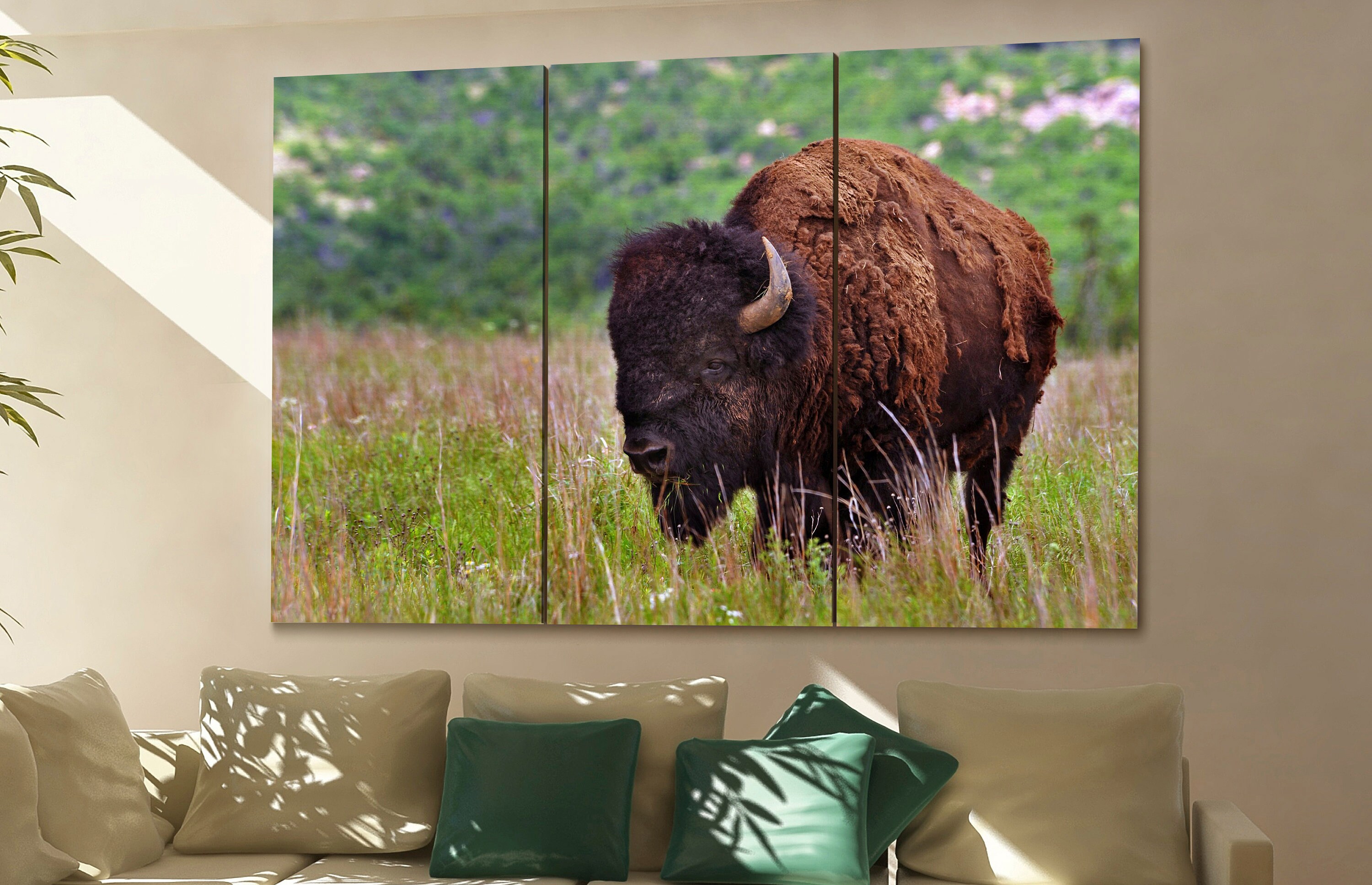 Buffalo canvas Buffalo wall art Buffalo canvas wall art Buffalo decor