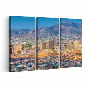 El Paso Canvas print || El Paso Wall Art || El Paso Poster || El Paso home decor || El Paso Print