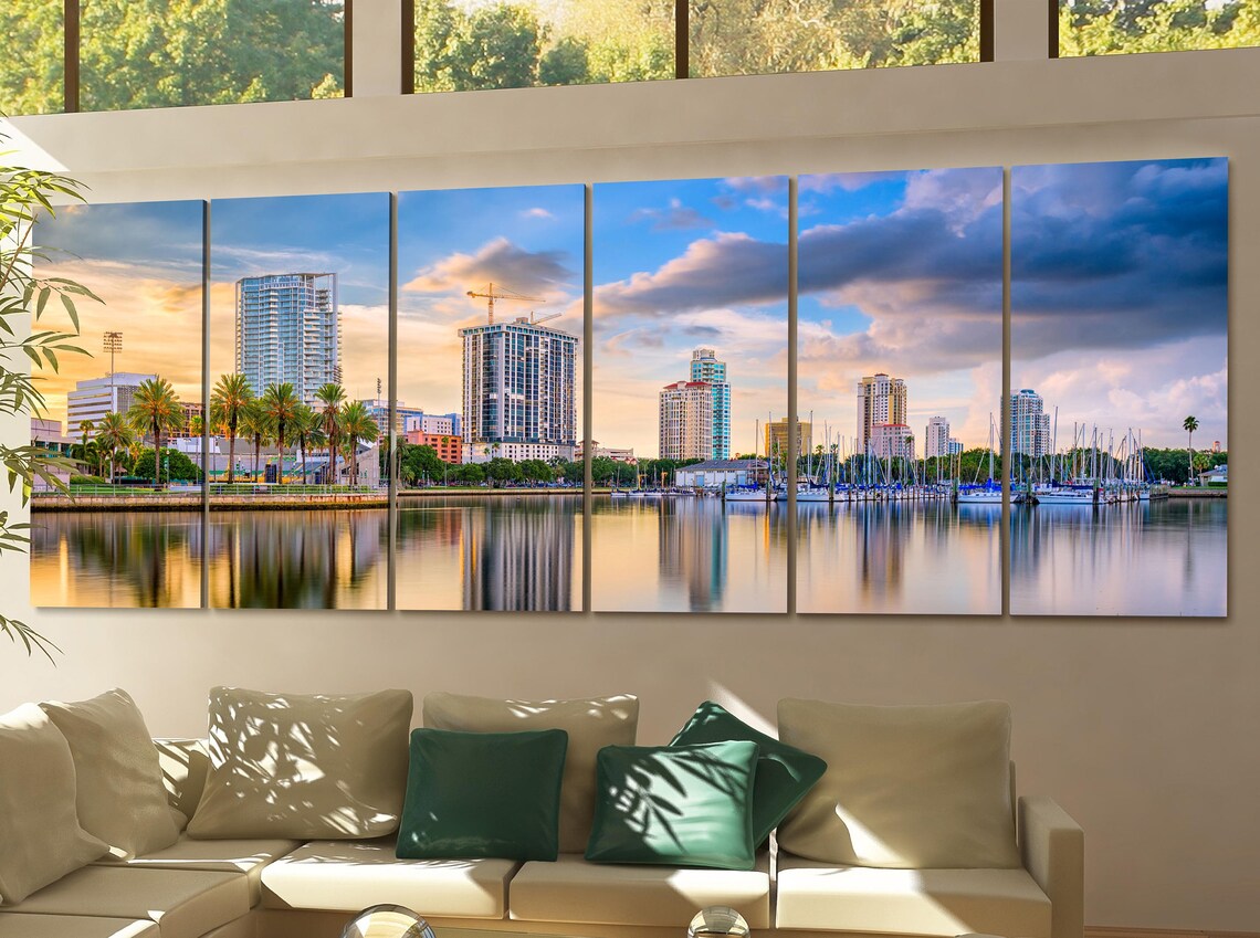 St. Petersburg Canvas Art St. Petersburg Wall Art Canvas Etsy