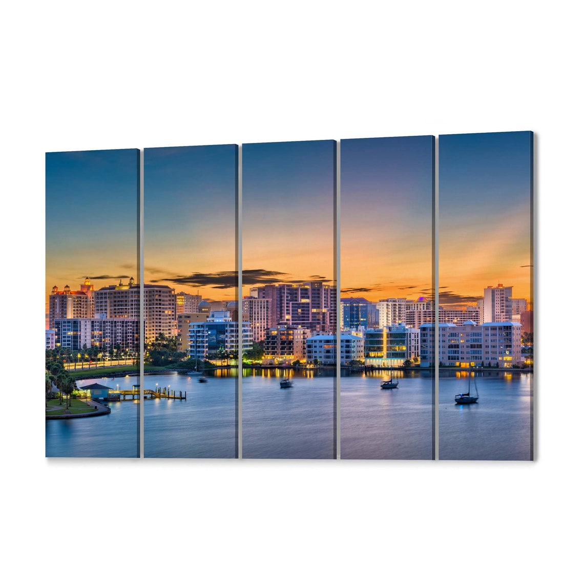 Sarasota Skyline Wall Art Canvas Sarasota Canvas Print