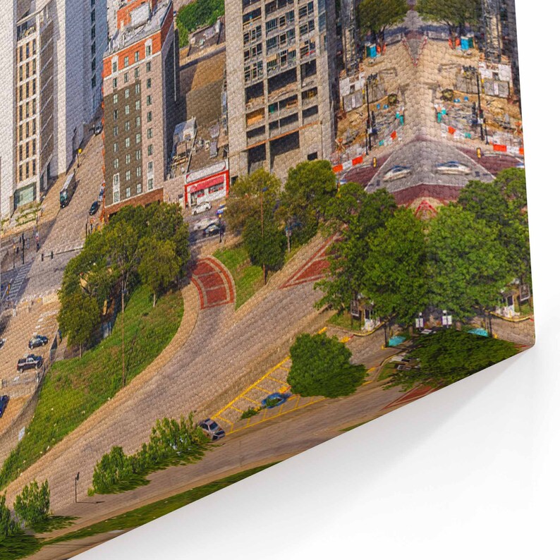 Dallas Skyline Wall Art Dallas Canvas Print Texas Multiple Etsy