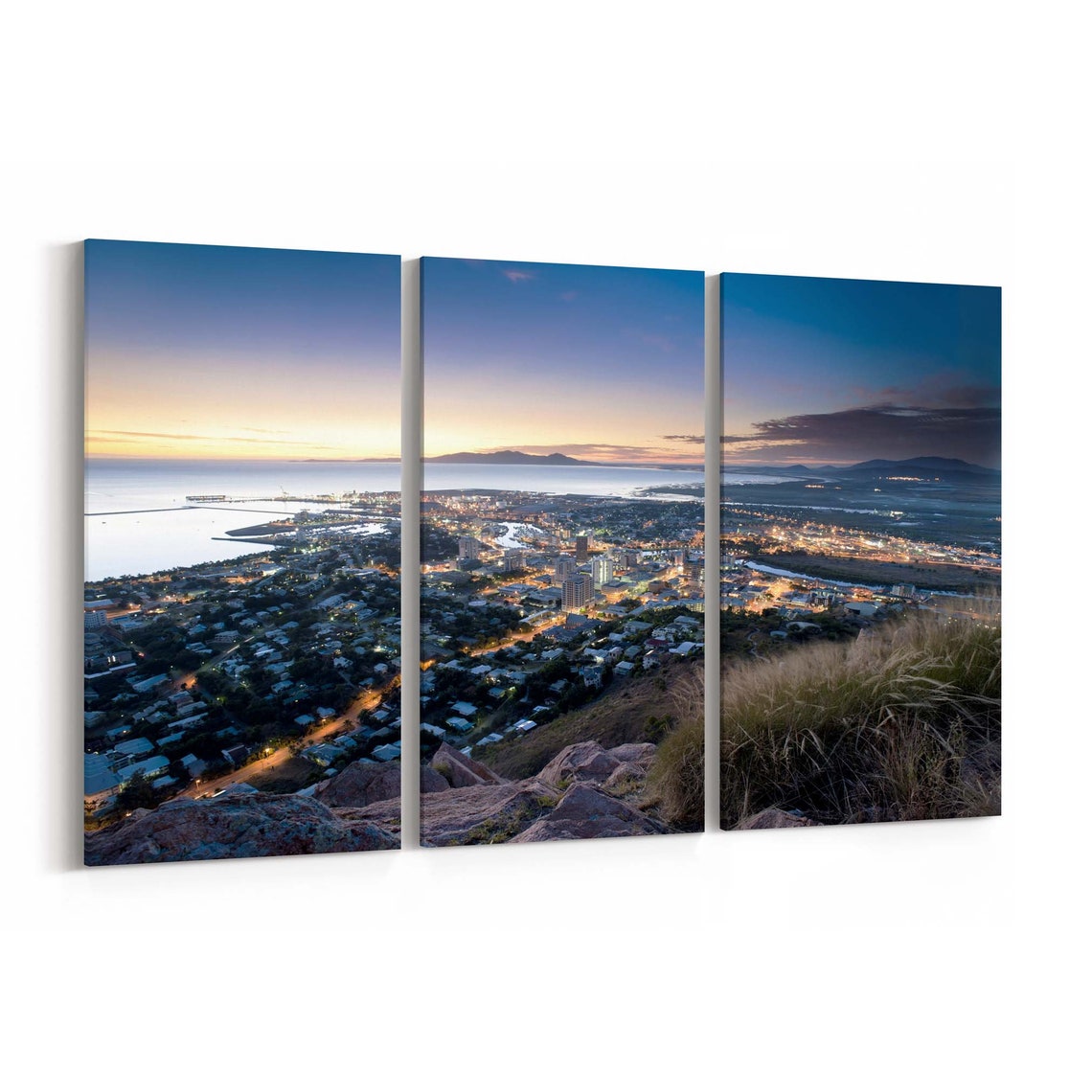 Townsville Skyline Wall Art Townsville Canvas Print Multiple Etsy