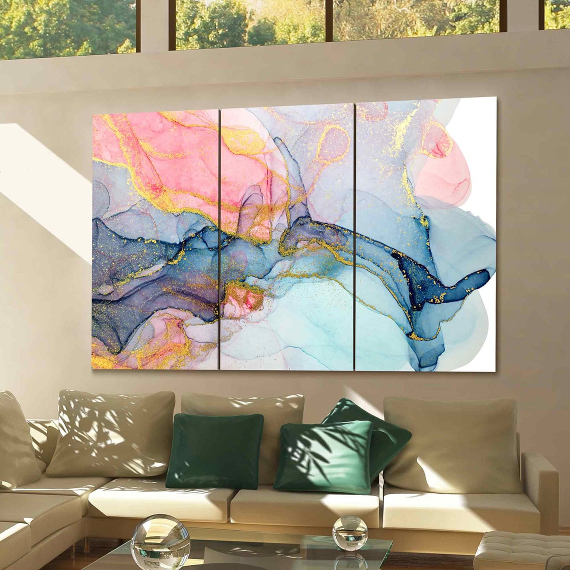 Watercolor Abstract Wall Decor Watercolor Abstract Wall Art Etsy