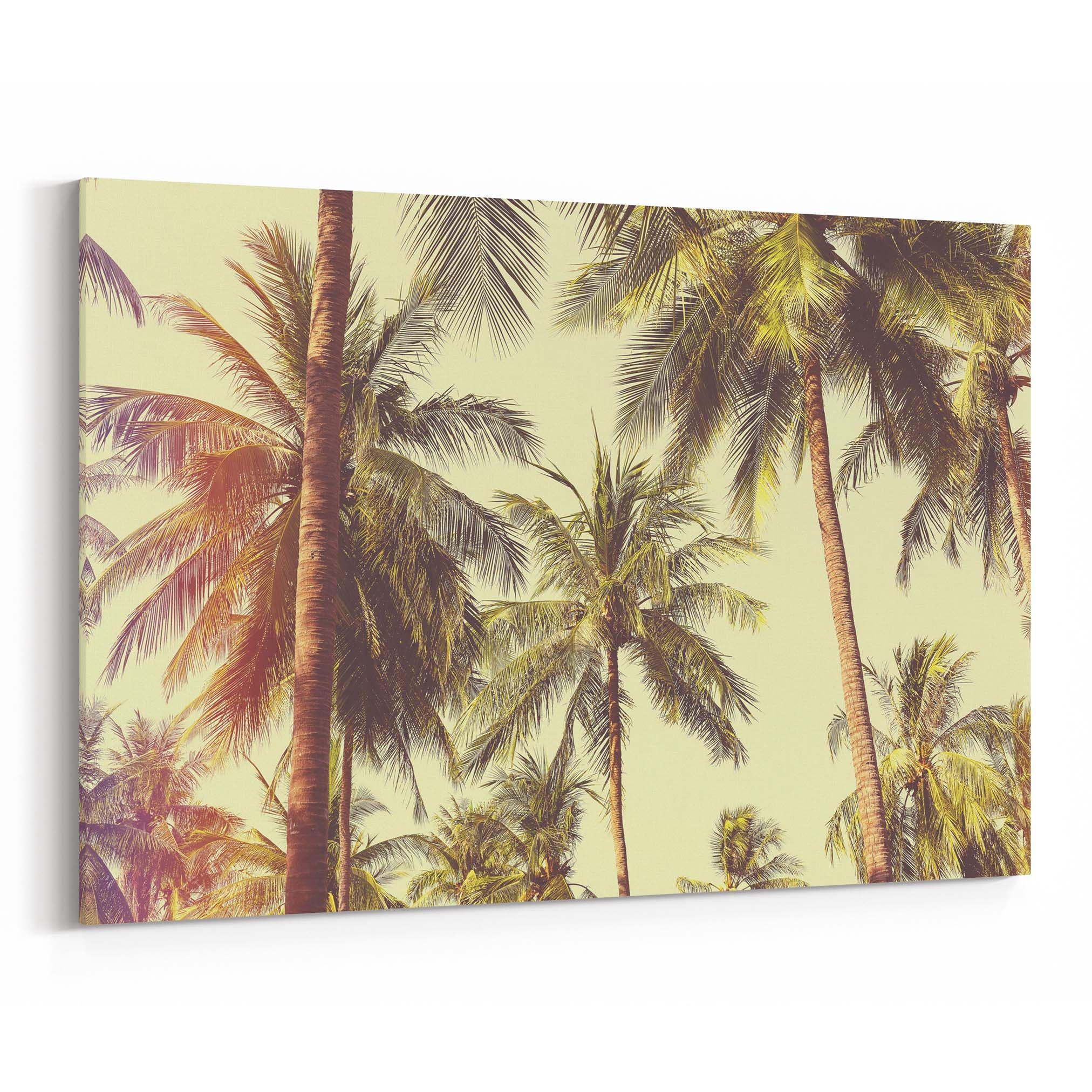 Palm Trees Canvas Print Palm Trees Canvas Art Multiple Sizes Etsy