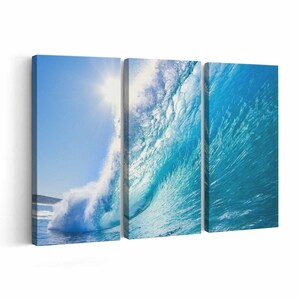 Ocean Wave Canvas print || Ocean Wave Wall Art || Ocean Wave Poster || Ocean Wave home decor || Ocean Wave Print