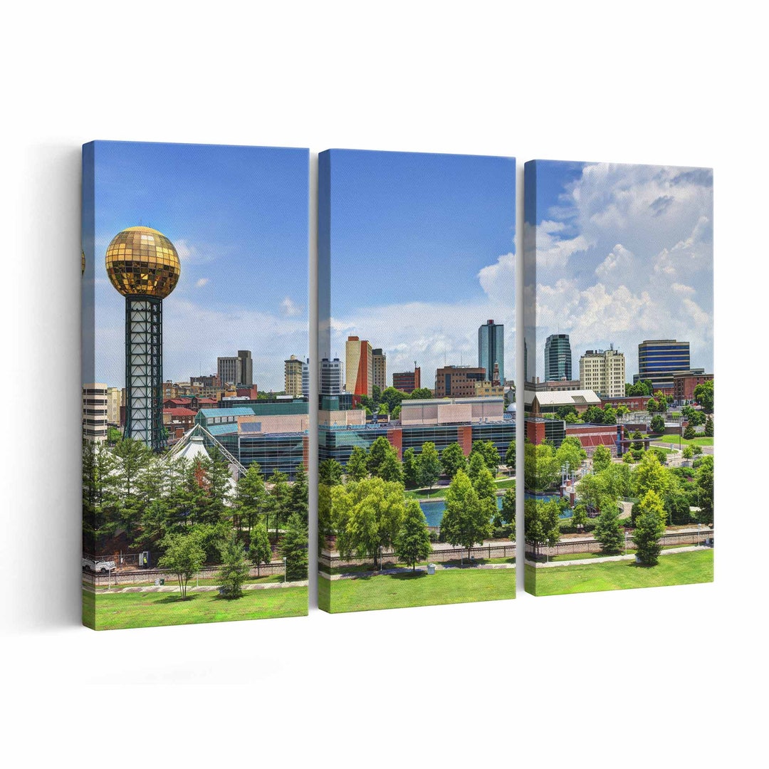 Knoxville Skyline Canvas Print Knoxville Skyline Wall Art Etsy UK