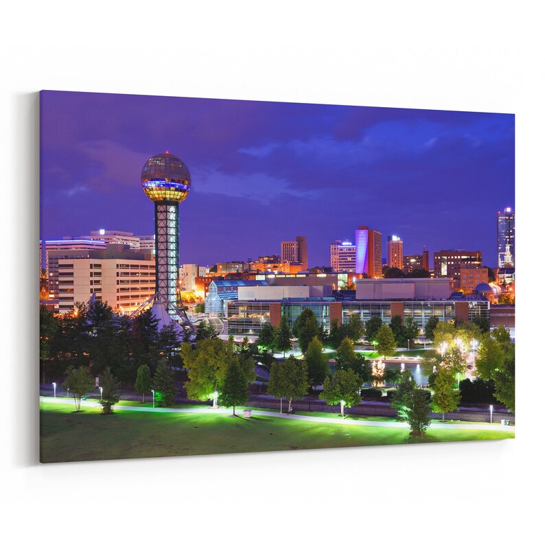 Knoxville Canvas Art Knoxville Wall Art Canvas Tennessee Etsy
