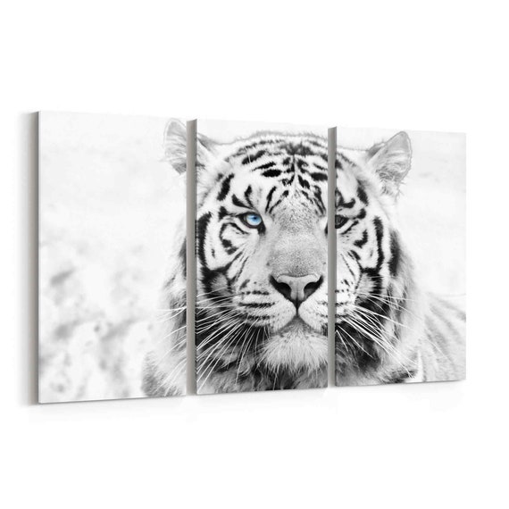 Tiger Canvas Wall DecorCanvas Print |Multiple Sizes Wrapped Canvas on Wooden Frame Tiger Canvas Wall DecorCanvas Art