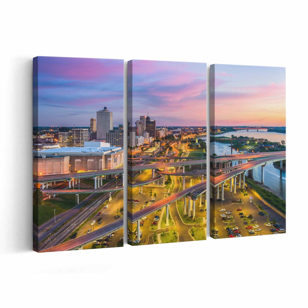 Memphis Canvas Print Memphis Wall Art Memphis Poster Memphis Home Decor