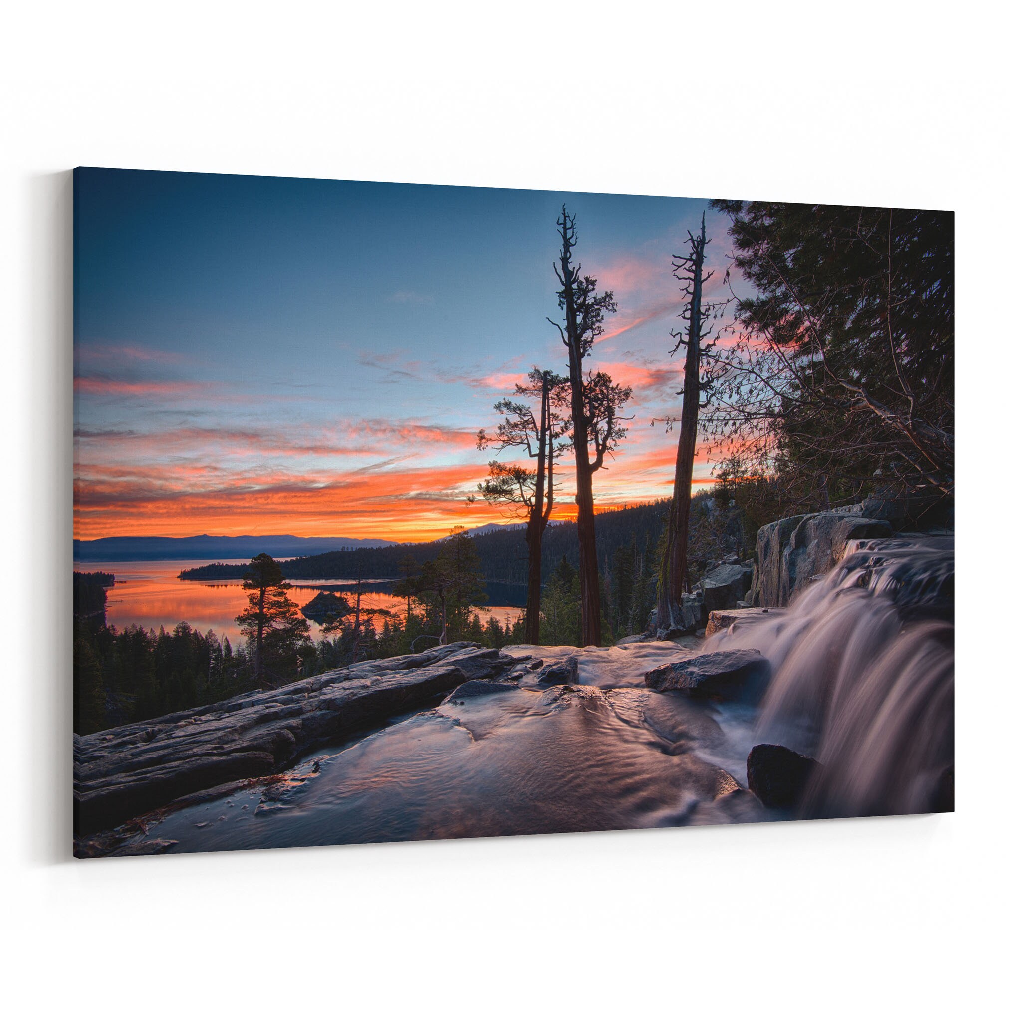 Lake Tahoe Canvas Print Lake Tahoe Wall Art Canvas Multiple Etsy