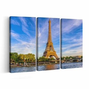 Paris Eiffel Tower Canvas print || Paris Eiffel Tower Wall Art || Paris Eiffel Tower Poster || Paris Eiffel Tower home decor || Paris Eiffel