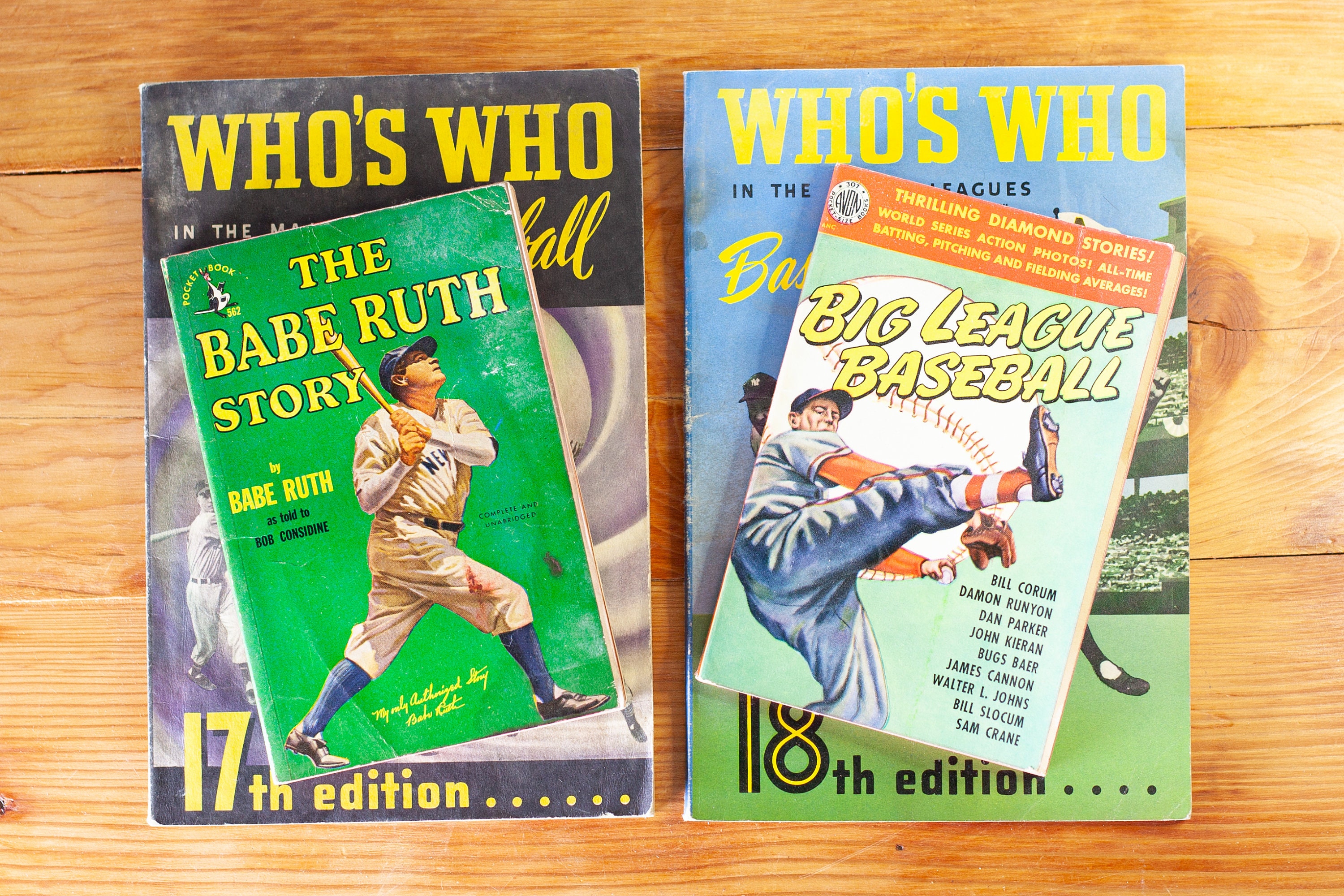 1949-50 Major League Baseball Lot the Babe Ruth Story Big