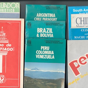 Vintage South America Map Collection: Cartography & Travel Guides