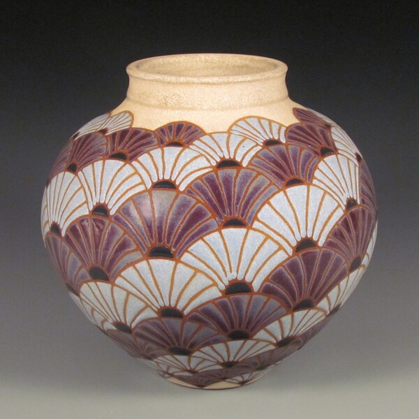 Experimental Spiral Fans vase Eric Olson