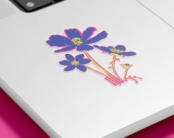 Leberblümchen-Aufkleber L 5,5 cm x H 7,5 cm