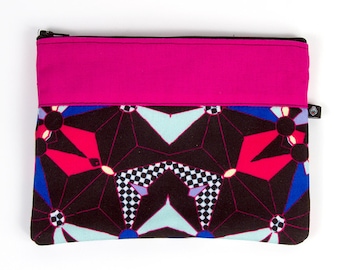 15x20 cm Beutel mit Kaléi-Muster, handgefertigt in Frankreich