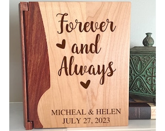 Personalized Forever and Always Photo Album, Newlywed Gift, Wedding, Anniversary Photo Album, Wedding Photo Storage, Newlywed Keepsake Gift