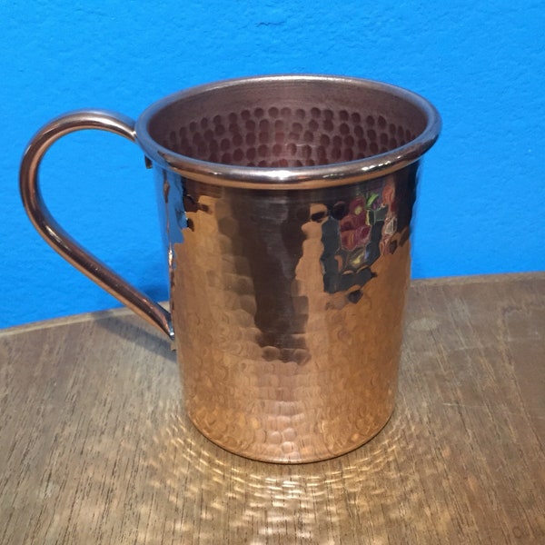 16oz Moscow Mule Hammered Copper Mug