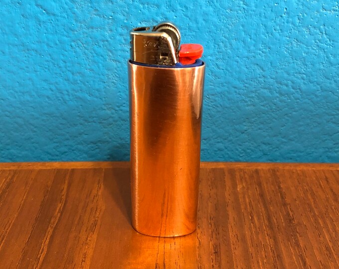 Handcrafted Pure Copper Lighter Cover with Smooth Finish