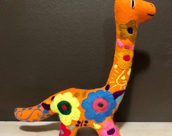 Hand Sewn Stuffed Animal Dinosaur Plush Toy