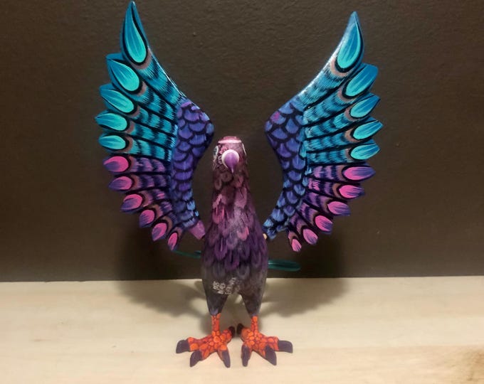 Alebrije Pigeon Wood Carving by Esperanza Martinez of Oaxaca, Mexico