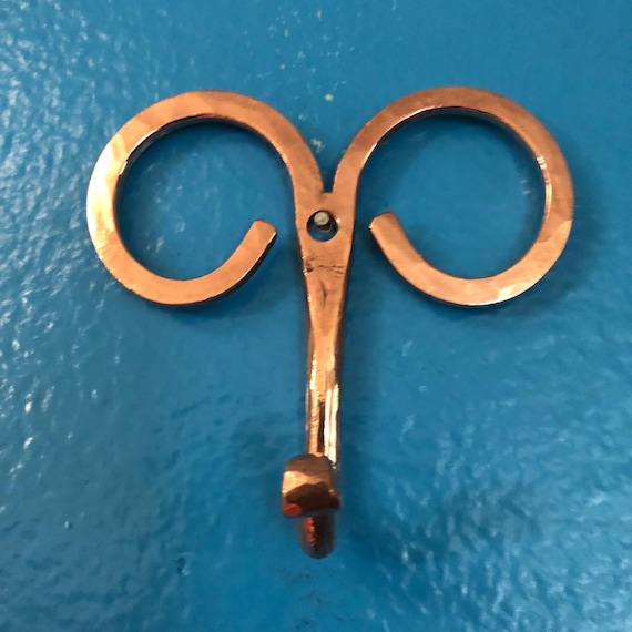 Handcrafted Pure Copper Wall Hook Decorative Coat Hooks Etsy