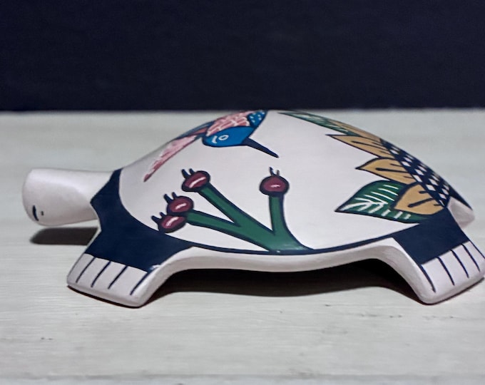 Mata Ortiz Ceramic Turtle by Martha Hernandez (Chihuahua, Mexico)