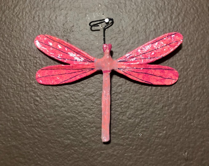Paper Maché Dragonfly Wall Ornament from Izamal, Yucatán, Mexico