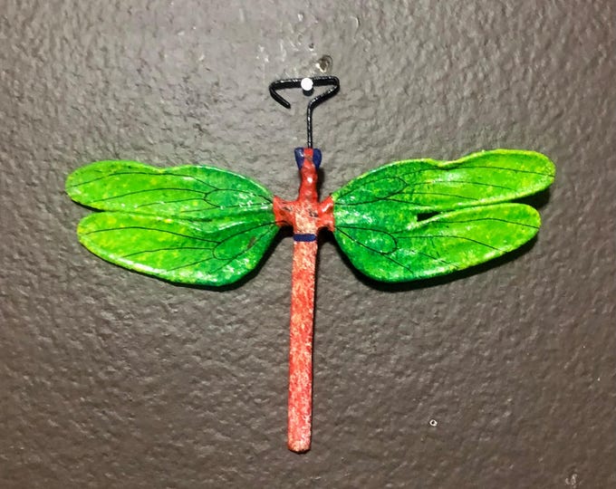 Paper Maché Dragonfly Wall Ornament from Izamal, Yucatán, Mexico