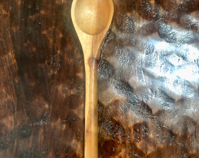 Hand Carved 7” Mesquite Serving Spoon from Guerrero, Mexico