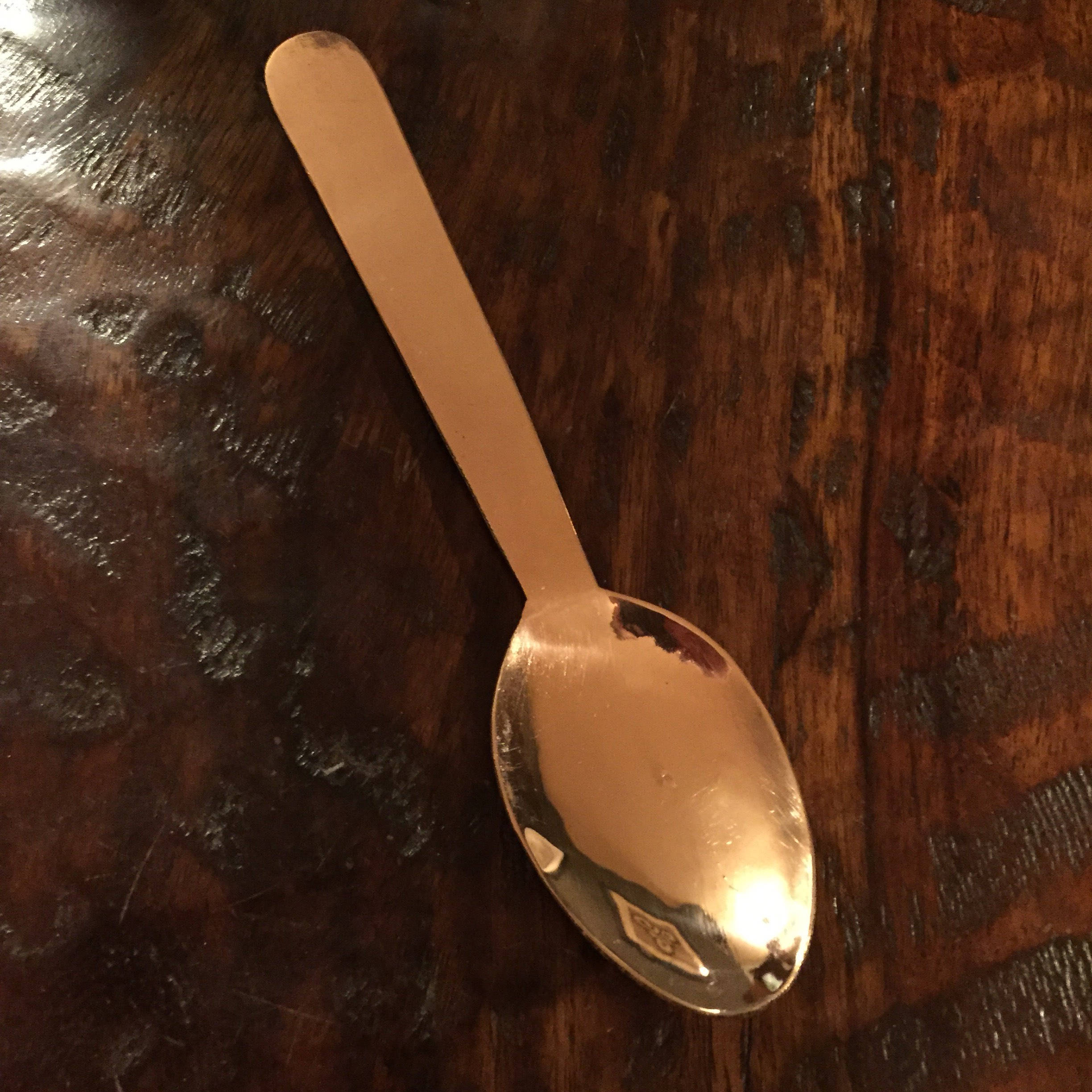 Pure copper spoon 9 3/4 length
