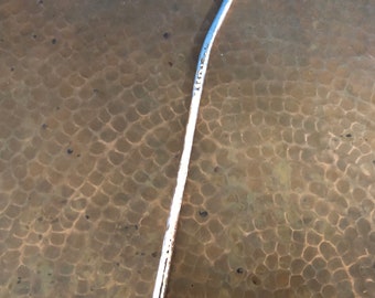 Reusable Bent Copper Straw - 10 1/2”