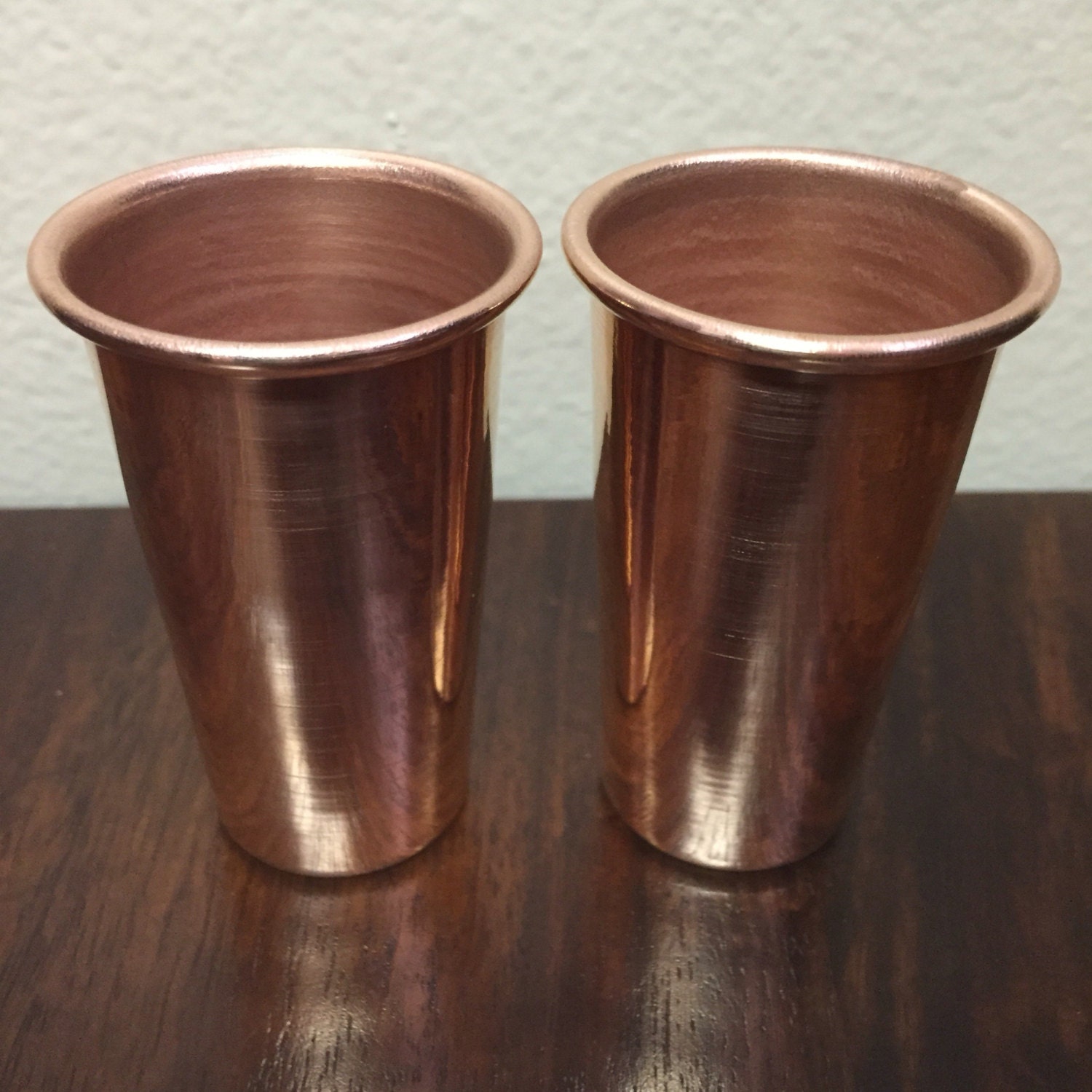 2pack 1.5oz Pure Copper Shot Glasses